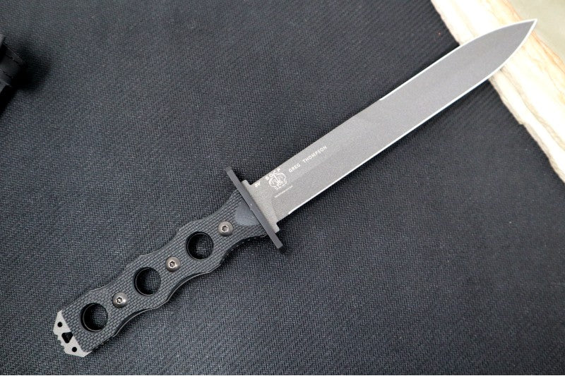 Benchmade 185BK SOCP Fixed Blade - Dagger Blade / Cobalt Black Finish / CPM-3V