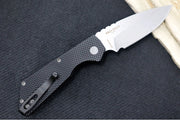 Pro Tech Strider PT+ Auto - Textured Black Anodized Aluminum Handle / Stonewash Finish / Magnacut Steel PT205 - Northwest Knives