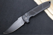 Pro Tech Rockeye OPERATOR Auto - Black Aluminum Handle / Tritium Push Button / Black CPM-D2 Blade LG303-D2OPERATOR - Northwest Knives