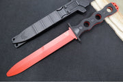 Benchmade 185T SOCP Fixed Blade Trainer - Trainer Blade / Textured Black G-10 Handle / Black PIM Sheath - Northwest Knives