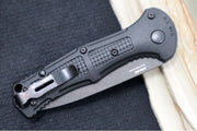 Benchmade 9570BK Mini Claymore Auto - Black D2 Drop Point Blade / Black Grivory Handle - Northwest Knives