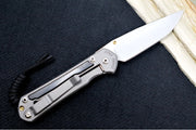 Chris Reeve Knives Small Sebenza 31 - Drop Point Blade in CPM-Magnacut / Bog Oak Inlay (A6) S31-1100 - Northwest Knives