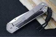 Chris Reeve Knives Small Sebenza 31 - Drop Point Blade in CPM-Magnacut / Bog Oak Inlay (A5) S31-1100 - Northwest Knives