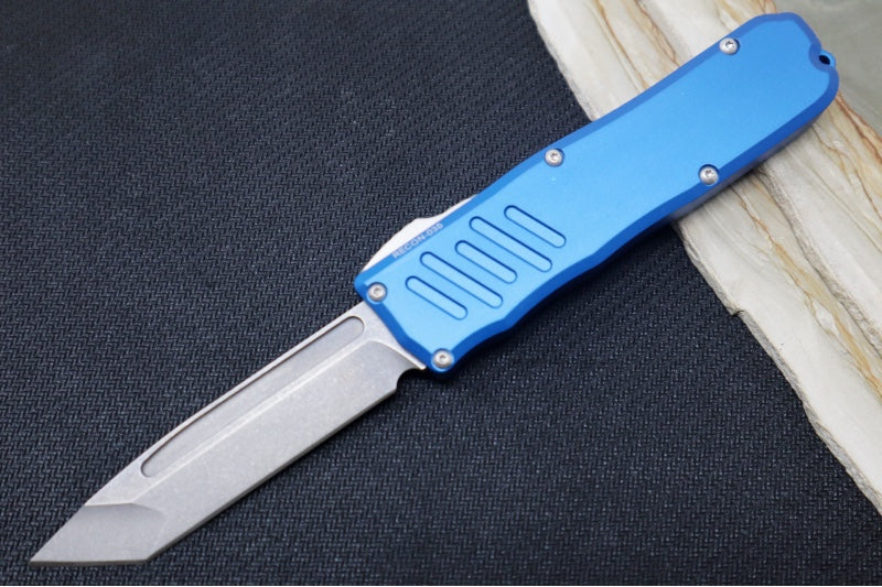 Guardian Tactical Recon 035 - Stonewash Tanto Blade / Blue aluminum handle 94521