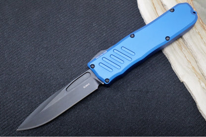 Guardian Tactical Recon 035 - Tactical Black Single Edge Blade / Blue aluminum handle 94111