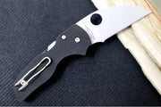Spyderco Lil Native Compression Lock - Black G10 / Satin Wharncliffe CPM-S30V Blade C230GPWC - Northwest Knives