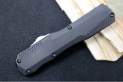 Kershaw 9000 Livewire OTF - Black Anodized Aluminum Handle / CPM-Magnacut / Spearpoint Blade / Stonewash Finish - Northwest Knives
