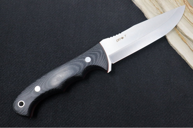 Muela Knives Viking.J-11M Fixed Blade - Black Micarta Handle / X50CrMoV15 Stainless Blade / Leather Sheath