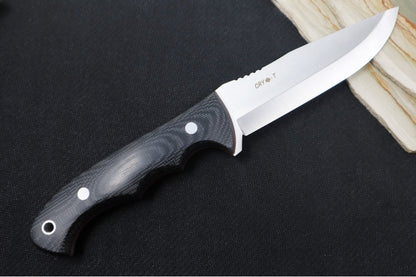 Muela Knives Viking.M-11M Fixed Blade - Black Micarta Handle / X50CrMoV15 Stainless Blade / Leather Sheath & Ferro Rod