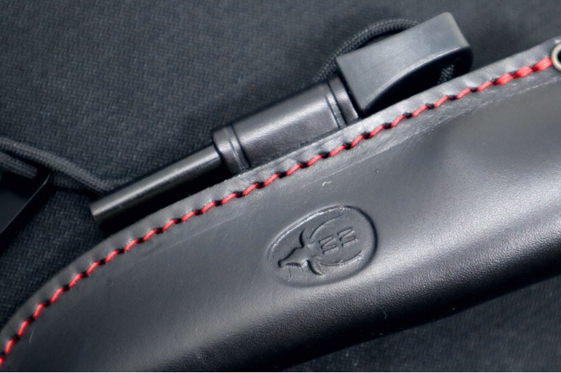 Muela Knives Viking.M-11M Fixed Blade - Black Micarta Handle / X50CrMoV15 Stainless Blade / Leather Sheath & Ferro Rod