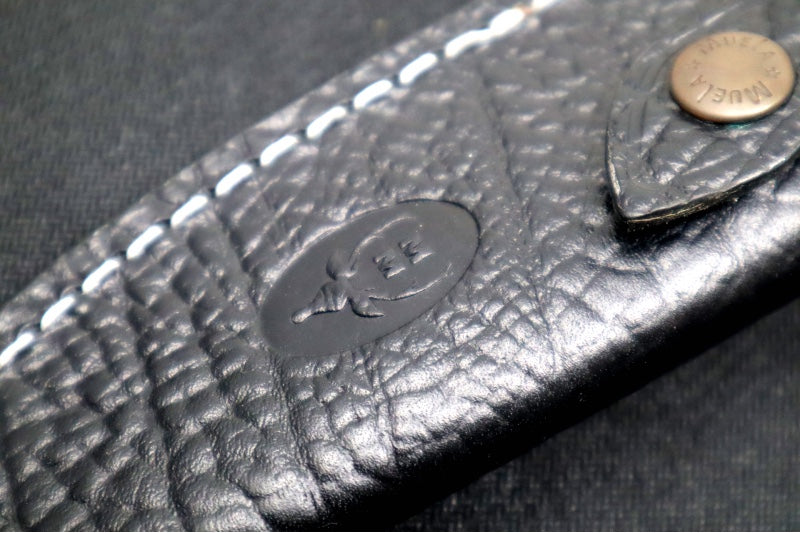 Muela Knives Lakhota-12M Fixed Blade - Black Micarta Handle / X50CrMoV15 Stainless Blade / Textured Leather Sheath