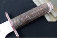 Muela Knives Magnum-23.TO Fixed Blade - Staghorn Handle / X50CrMoV15 Stainless Blade / Leather Sheath - Northwest Knives