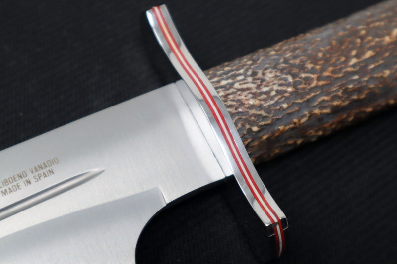Muela Knives Magnum-23.TO Fixed Blade - Staghorn Handle / X50CrMoV15 Stainless Blade / Leather Sheath - Northwest Knives