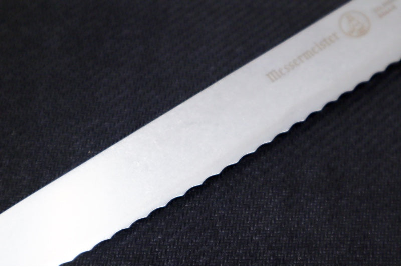 Messermeister Custom - 8" Scalloped Offset Bread Knife - Made in Solingen, Germany