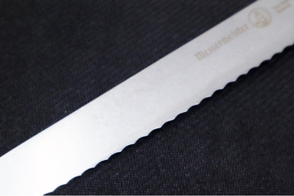 Messermeister Custom - 8" Scalloped Offset Bread Knife - Made in Solingen, Germany