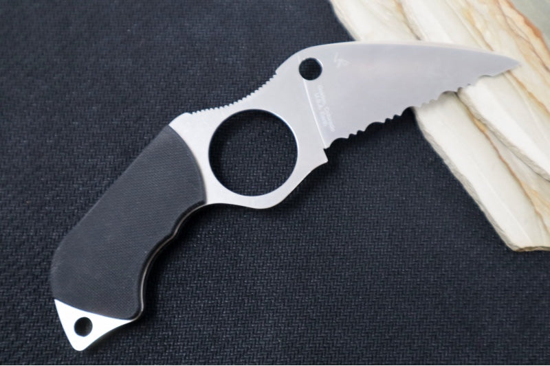 Spyderco Swick 5 Large - LC200N Steel / Wharncliffe Blade / Black G-10 Handle FB14S5