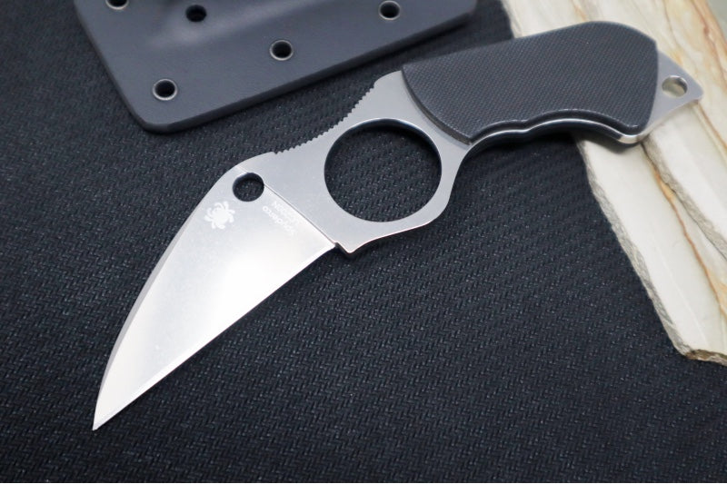 Spyderco Swick 5 Large - LC200N Steel / Wharncliffe Blade / Black G-10 Handle FB14P5 - Northwest Knives