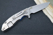 Rick Hinderer Knives XM-18 - 3.5" Spearpoint Blade / Stonewash Finish / Black & Blue G-10 Handle - Northwest Knives