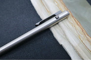 Tactile Turn Small Side Click Pen - Titanium Handle / Titanium Clip - Northwest Knives