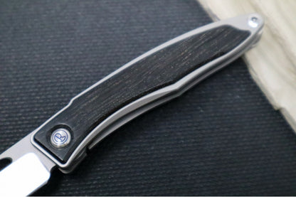 Chris Reeve Mnandi Gentleman's Knife - Bog Oak - CPM-S45VN Blade (A2)