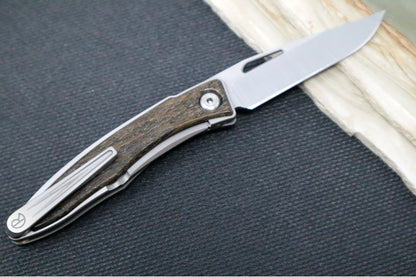 Chris Reeve Mnandi Gentleman's Knife - Bog Oak - CPM-S45VN Blade (A3)