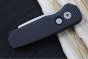 Pro Tech Runt Auto - Black Textured Aluminum Handle / Stonewashed Reverse Tanto Blade / CPM-20CV Steel R5205 - Northwest Knives