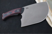 Tops XXL Dicer - 440C Steel / Red & Black G10 Handle / Black Kydex Sheath DCRX-01 - Northwest Knives
