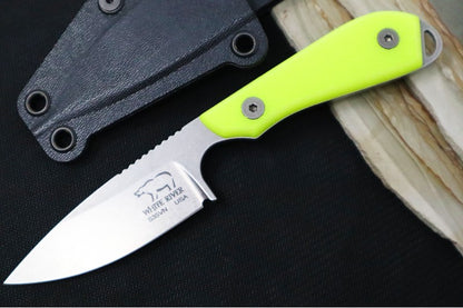 White River Knives Backpacker Pro - His Vis G10 Handle
