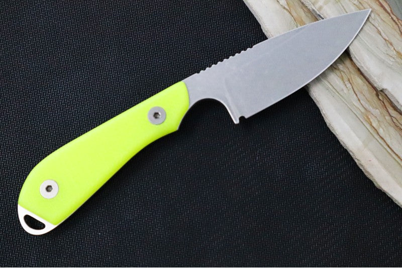 White River Knives Backpacker Pro - His Vis G10 Handle