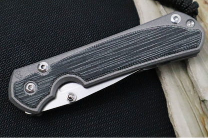 Chris Reeve Knives Small Sebenza 31 - Drop Point / Black Canvas Micarta Inlay / Magnacut Steel