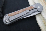 Chris Reeve Knives Small Sebenza 31 - Drop Point / Natural Canvas Micarta Inlay / Magnacut Steel S31-1212 - Northwest Knives