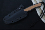 Spartan Blades Phrike Fixed Blade - Black CPM-S45VN Blade / Tan G-10 Handle / Kydex Sheath IMB Loop SB17BKTNKYBK - Northwest Knives