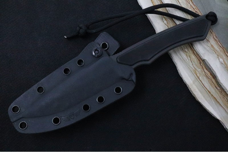 Spartan Blades Phrike Fixed Blade - Black CPM-S45VN Blade / Black G-10 Handle / Kydex Sheath IMB Loop SB17BKBKKYBK