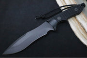 Spartan Blades Ronin Shinto Fixed Blade - Black CPM-S45VN Blade / Black Micarta Handle / Black Nylon Sheath SB47BKBKNLBK - Northwest Knives