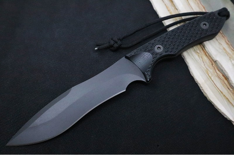 Spartan Blades Ronin Shinto Fixed Blade - Black CPM-S45VN Blade / Black Micarta Handle / Black Nylon Sheath SB47BKBKNLBK - Northwest Knives