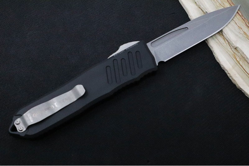 Guardian Tactical Recon 040 - Stonewash Elmax Blade / Black Aluminum Handle