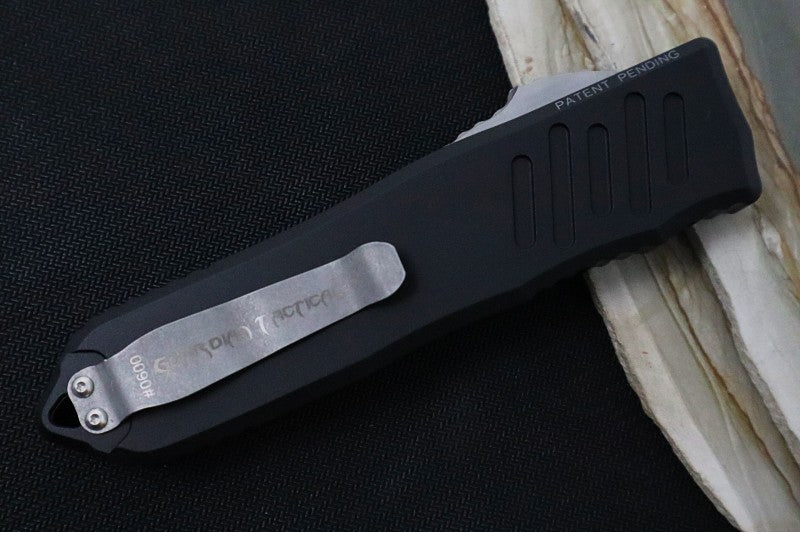 Guardian Tactical Recon 040 - Stonewash Elmax Blade / Black Aluminum Handle