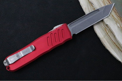 Guardian Tactical Recon 035 - Stonewash Tanto Blade / Red Aluminum Handle 94521