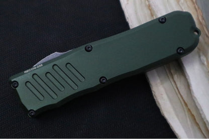 Guardian Tactical Recon 035 - OD Green Aluminum Handle / Black Worn Blade