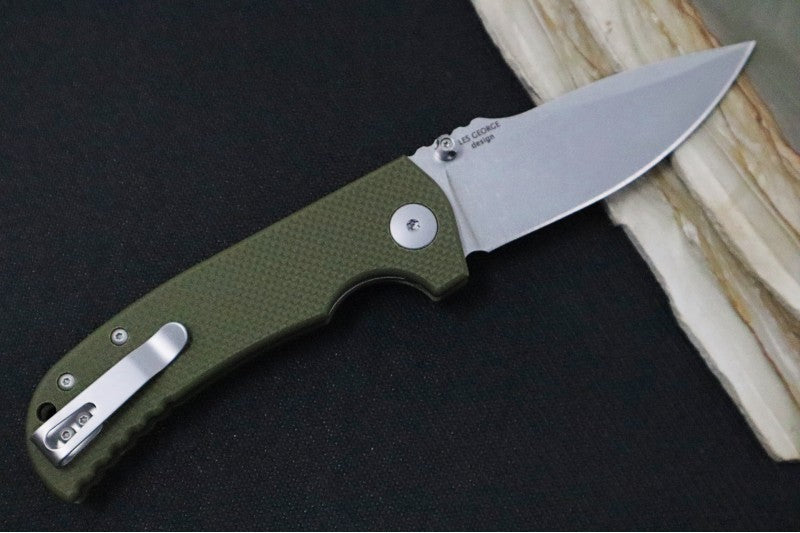Spartan Astor Knife | Tumbled Finish Handle | Northwest Knives