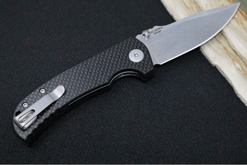 Spartan Blades Astor Knife | Black Carbon Fiber With Liner Lock Design | Northwest Knives