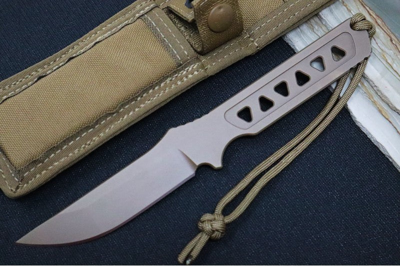 Spartan Blades Formido Fixed Blade - Flat Dark Earth Blade / Tan Nylon Sheath SB39DENLTN - Northwest Knives