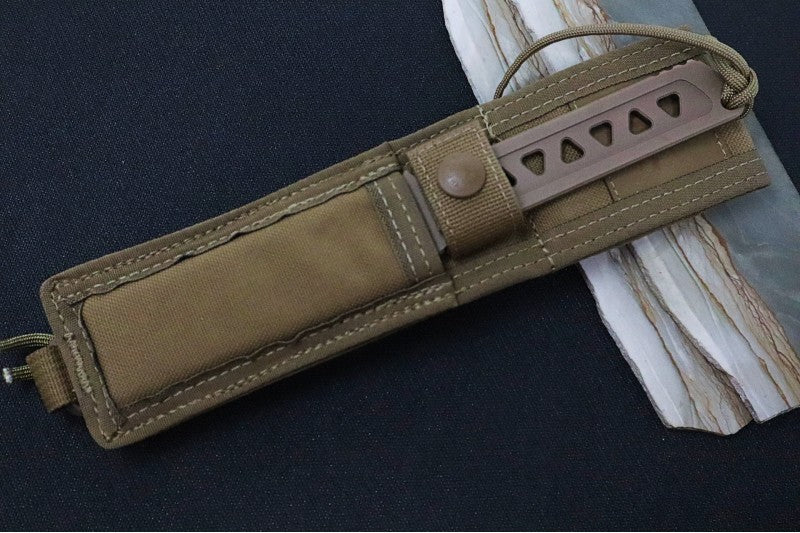Spartan Blades Formido Fixed Blade - Flat Dark Earth Blade / Tan Nylon Sheath SB39DENLTN - Northwest Knives