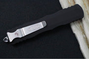 Microtech Dirac Delta OTF - Double Edge / Stonewash Finish / Black Anodized Aluminum Handle 227-10 - Northwest Knives