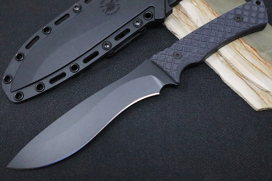 Spartan Blades Machai Fixed Blade - Black Blade / Black Micarta Handle / Black Retention Sheath SBL002BKBK