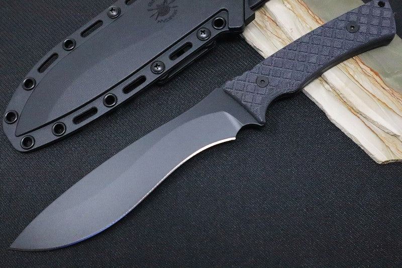 Spartan Blades Machai Fixed Blade - Black Blade / Black Micarta Handle / Black Retention Sheath SBL002BKBK - Northwest Knives