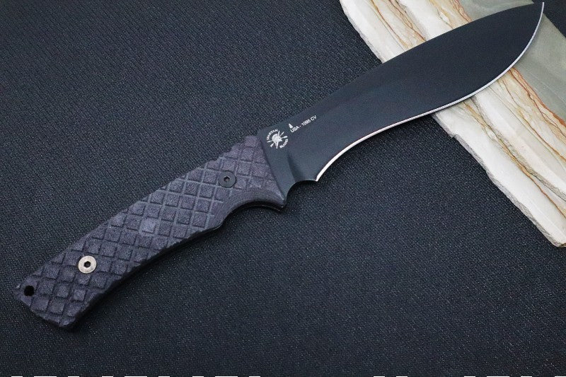 Spartan Blades Machai Fixed Blade - Black Blade / Black Micarta Handle / Black Retention Sheath SBL002BKBK