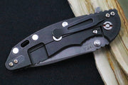 Rick Hinderer Knives XM-18 - 3.5" Spearpoint Blade / Working Finish / Black G-10 & Battleworn Black Finished Titanium Handle - Northwest Knives