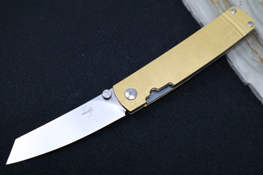 Boker Plus Tenshi Brass - Brass Handle Scales / VG-10 Steel 01BO328