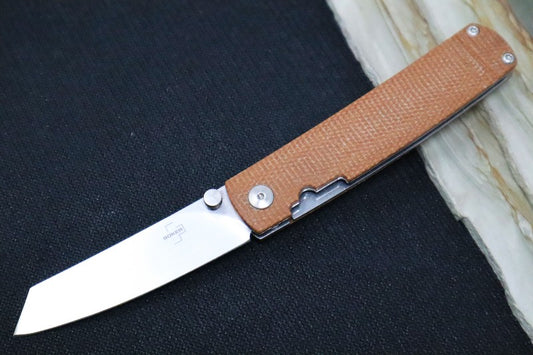 Boker Plus Tenshi Micarta - Brown Micarta Handle Scales / VG-10 Steel 01BO327